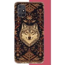 Aksesuarist Samsung Galaxy M51 Uyumlu Halı5 Baskılı Silikon Kılıf