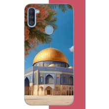 Aksesuarist Samsung Galaxy A11-M11 Uyumlu Kudüs3 Baskılı Silikon Kılıf