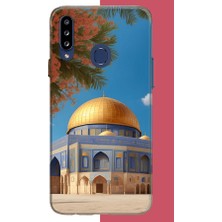 Aksesuarist Samsung Galaxy A20S Uyumlu Kudüs3 Baskılı Silikon Kılıf