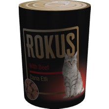 Gelalsat Rokus Dana Etli Kedi Konservesi 410 gr x 6 Adet