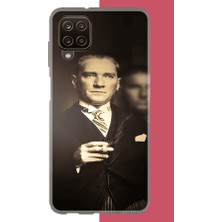 Aksesuarist Samsung Galaxy A22-M22-M32 Uyumlu Atatürk 4 Baskılı Silikon Kılıf