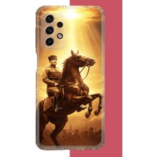 Aksesuarist Samsung Galaxy A33 Uyumlu Atatürk5 Baskılı Silikon Kılıf