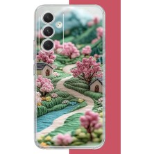 Aksesuarist Samsung Galaxy A17 Uyumlu Nakışlı Köy Baskılı Silikon Kılıf