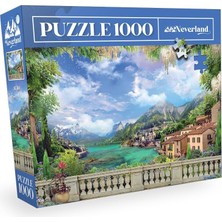 TeknoKapsül Neverland 1000 Parça Puzzle - Coast Vıew (Sahil Manzarası)