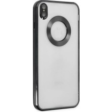 Bijuteri Net iPhone Xs Max Lüx Lensli Lazer Silikon Kılıf (Kamera Korumalı)