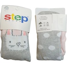 Step Kız Bebek Puantiyeli Kışlık Külotlu Çorap
