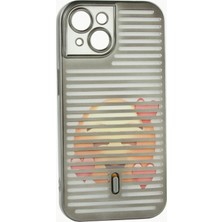 Bijuteri Net iPhone 13 Desenli Lüx Silikon Kılıf