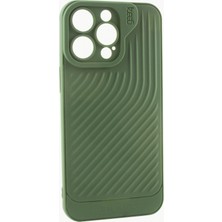 Bijuteri Net iPhone 14 Pro Max Çizgili Lüx Gear Silikon Kılıf