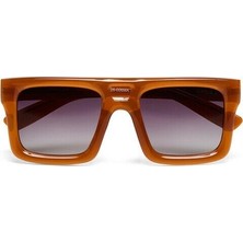 Okkia Club Vulcano Siyah Lens Polarize Güneş Gözlüğü Bal Rengi OKL03-JOR