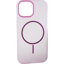Bijuteri Net iPhone 15 Pro Buzlu Magsaff Kapak Kılıf