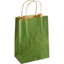 Bijuteri Net 8*15*20 cm Kraft Büküm Saplı Kağıt Poşet 1 Adet