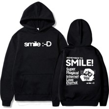 Tarzsokak Siyah Porter Robinson Gülümseme Dünya Turu Hoodies