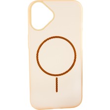 Bijuteri Net iPhone 16 Buzlu Magsaff Kapak Kılıf