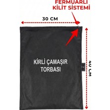 Mrc Tactical Baskılı Siyah Kirli Çamaşır Torbası (30X40 Cm) - Valiz Içi Düzenleyici & Seyahat Organizeri Ayakkabı