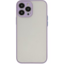 TeknoKapsül iPhone 14 Pro Max Kılıf Montreal Silikon Kapak - Mor