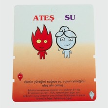 Bijuteri Net 2'li Ateş ve Su Bileklik Kartı