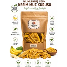 Anatolia Nuts Muz Kurusu – Uzun Kesim Dilimlenmiş Kurutulmuş Muz – Kuru Meyve Atıştırmalık
