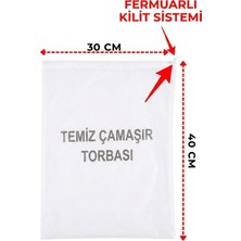 Mrc Tactical Temiz Çamaşır Torbası 30X40 cm - Fermuarlı, Yıkanabilir, Şeffaf Görünümlü Düzenleyici