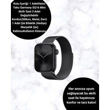 Hsc Bilişim Sq-16 Mini Series 10 Akıllı Saat | Spor Modları, Bildirim ve Müzik Kontrolü -
