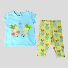 Pelops Kız Bbebek The Summer Makes Me Happy Taytlı Yazlık Takım