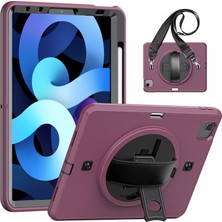 TeknoKapsül iPad Pro 11 (2020) Kılıf Strap-C Otterbox Tablet Kapak - Mürdüm