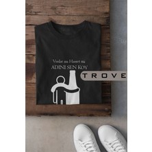 Tarzsokak Unısex Kadın Erkek Müslüm Gürses Vuslat Hasret Dost Keder Siyah Beyaz % 100 Pamuk Tasarım T-Shirt