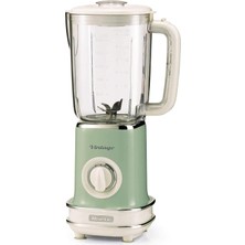 Ariete Vintage Blender Yeşil 0568/14 - Saklaması Kolay, 500 Watt, 1,5 Litre Sürahi, Plastik Kavanoz, 6 Paslanmaz Çelik Bıçak, 2 Hız, Darbeli, Çift Emniyetli