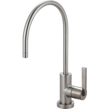 TeknoKapsül Kingston Brass KS8198CTL Continental Su Filtrasyon Musluk, Tek Kollu, Fırçalanmış Nikel