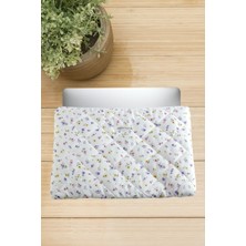 Bijuteri Net Çiçek Desenli Labtop Bilgisayar Çantası 13*14 Inç
