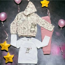 Babyrose Kız Bebek Ceketli Üçlü Takım