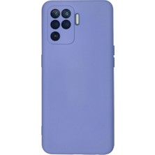 TeknoKapsül Reno 5 Lite Kılıf Nano Içi Kadife Silikon - Lila