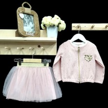 Missrose Kız Bebek Üçlü Etekli Takım