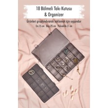 TeknoKapsül 18 Bölmeli Takı Kutusu & Çok Amaçlı Kutu & Organizer