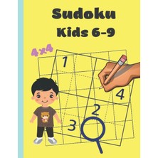 TeknoKapsül Sudoku Kids: Sudoku For Kids 50 Puzzles 4x4 Size 8.5x 11 Pages 105 Educational Game
