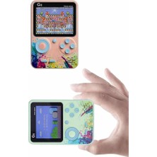 Azrlya Game Box Oyun Konsolu 500 Retro Oyunlu Mini Taşınabilir 3 Inç