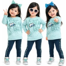 Pelops Kız Bebek Spor Taytlı Takım