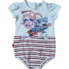 Maia Kız Bebek Tavşanlı Yazlık Tulum