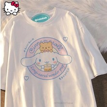 Tarzsokak Beyaz Anime Cinnamoroll - Wonder Pup  T-Shirt ET1971