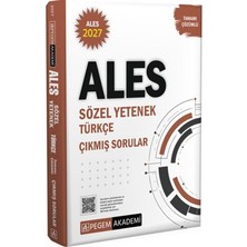 Akm Kitap 2027 Ales Sözel Yetenek Türkçe Tamamı Çözümlü Çıkmış Sorular Pegem Akademi