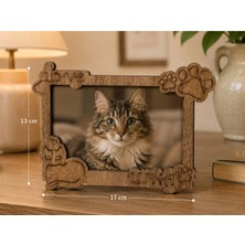 Arlia Design Arliadesign Kişiye Özel Kedi Fotoğraf Çerçevesi – Ahşap Patili Çerçeve