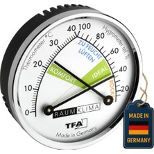 Tfa TFA45.2024 Analog Termometre Higrometre 3, Siyah