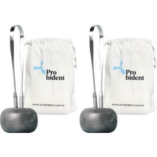 1001 Dil Temizleme Aparatı/dil Sıyırıcı Kese + Stand Hediyeli Full 304 Surgical Stainless Steel (2 P