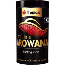 Tropical Softline Arowana L Genç Arowanalar Için Renk Kuvvetlendirici Balık Yemi 250 ml 80GR