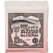 1001 Ernie Ballu Konseri/tenor Temizle Naylon Ball Uçlu Ukulele Yaylıları W/wound G