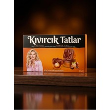 Kıvırcık Tatlar Kişiye Özel Isimli ve Fotoğraflı Çikolata 125G - Karamelli Fındık Kremalı Sütlü