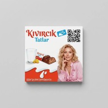 Kıvırcık Tatlar Kişiye Özel Isimli ve Fotoğraflı Çikolata 50G - Fındık Kremalı - 4'lü 1 Adet