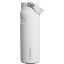 1001 Iceflow™ Aerolight™ Flip Straw 2.0 Pipetli Termos Su Şişesi 0.7 Litre - Beyaz (Frost) | Paslan
