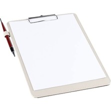1001 Kapaksız Sekreterlik A4 100 Yaprak Kapasiteli Rainbow Clip Board Vegan 23X33 Cm. Bej