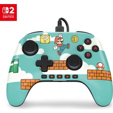 1001 Advantage Wired Controller For Nintendo Switch 2 - Mario Time, Officially Licensed, Hall Effects, Ma