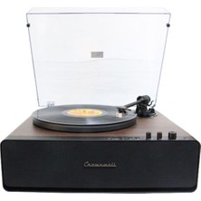 1001 Crownwell Vegas Plus Bluetooth Pikap, Siyah, Plak Çalar